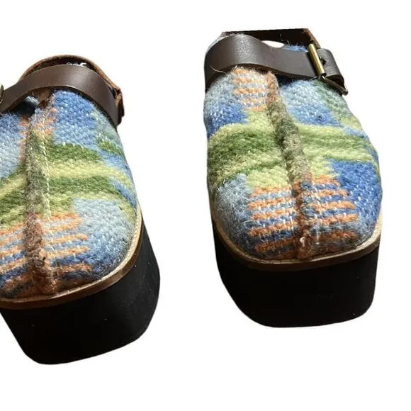 New ▶️ Free People ◀️ Astrid Platform Mules. Size 8