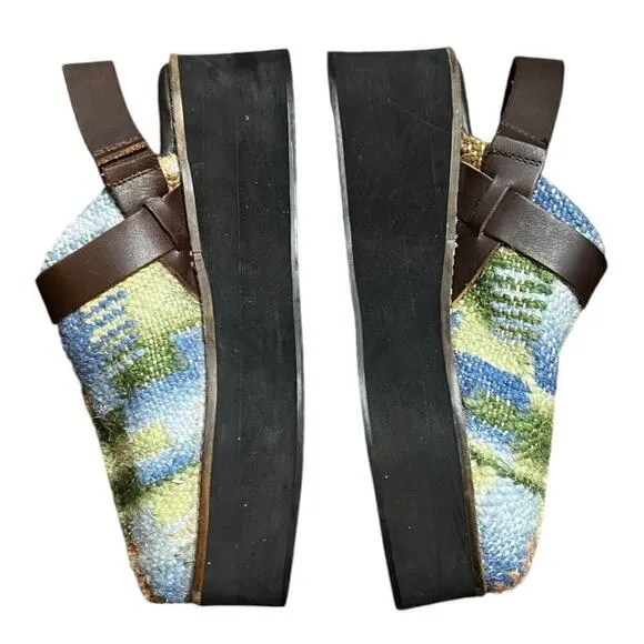 New ▶️ Free People ◀️ Astrid Platform Mules. Size 8