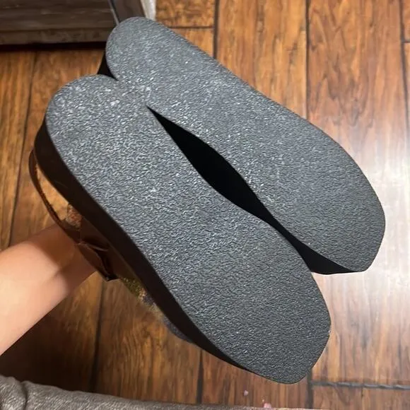 New ▶️ Free People ◀️ Astrid Platform Mules. Size 8