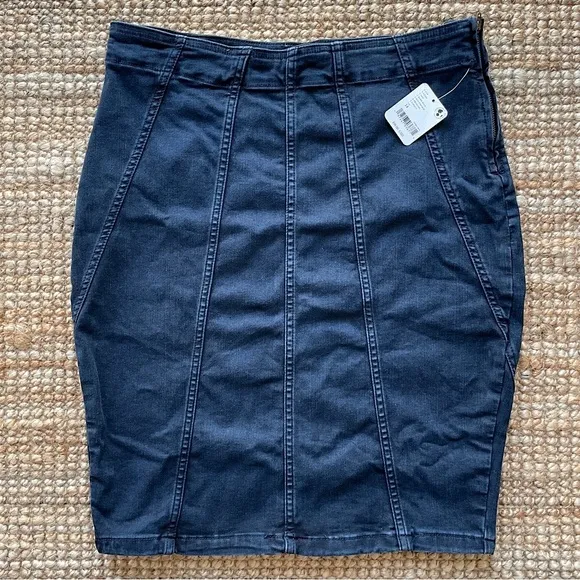 NEW Free People We The Free Dom Denim Midi Skirt