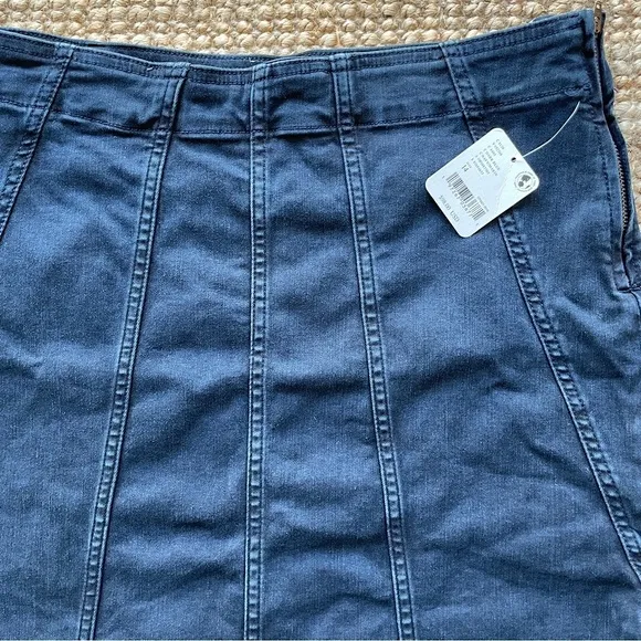 NEW Free People We The Free Dom Denim Midi Skirt