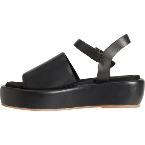 NEW Kelsi Dagger Birdie Platform Sandals - Leather black For Women 252