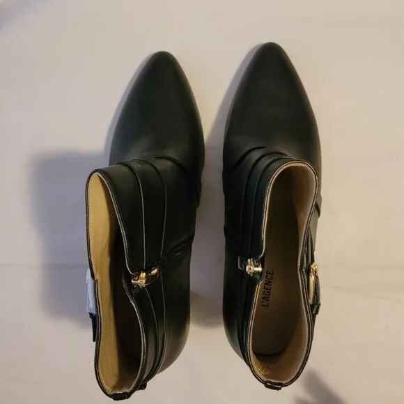 NEW L'AGENCE Francine Boots Womens 10.5 Luxury Designer Chic Classic Feminine