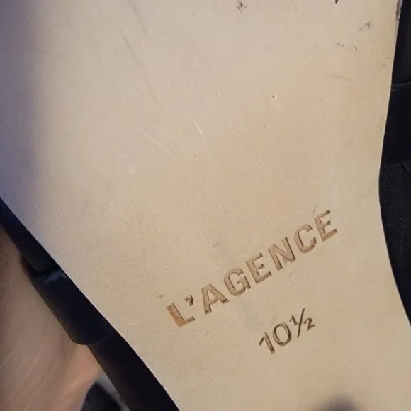 NEW L'AGENCE Francine Boots Womens 10.5 Luxury Designer Chic Classic Feminine