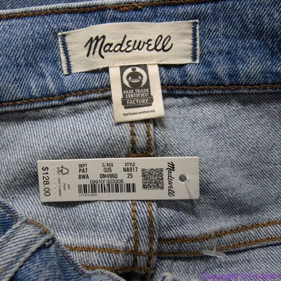 NEW Madewell‎ the Perfect Vintage jeans, NA917, 25