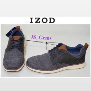 New Men Grey Casual Lace-Up Wingtip Shoes