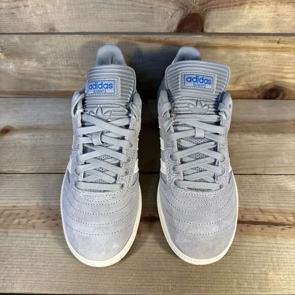 NEW Mens 5.5 / Womens 6.5 Adidas Busenitz “Grey Chalk White” Low Sneakers IE3097