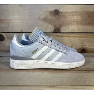 NEW Mens 5.5 / Womens 6.5 Adidas Busenitz “Grey Chalk White” Low Sneakers IE3097