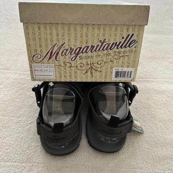 NEW Men's Margaritaville Tampico Leather Velcro Sandals Size 12 🌴
