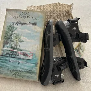 NEW Men's Margaritaville Tampico Leather Velcro Sandals Size 12 🌴