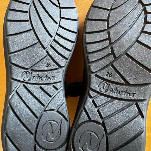 New Naturino Blue Leather Toddler Mary Jane Velcro Shoes sz 26 EU / 9.5 US