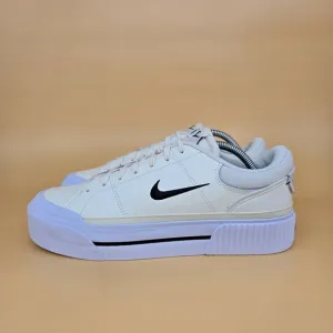 New Nike Court Legacy Lift 'Pale Ivory White' Women's Shoes  Size 10