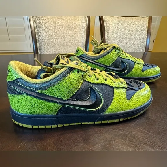 New Nike Dunk Low Retro Halloween Skull Sneaker Shoes Size US 11.5