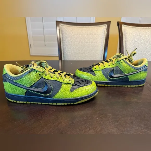 New Nike Dunk Low Retro Halloween Skull Sneaker Shoes Size US 11.5