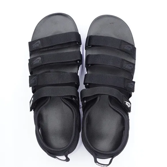 NEW Nike Icon Classic Platform Sandals DH0224-001 Black/White