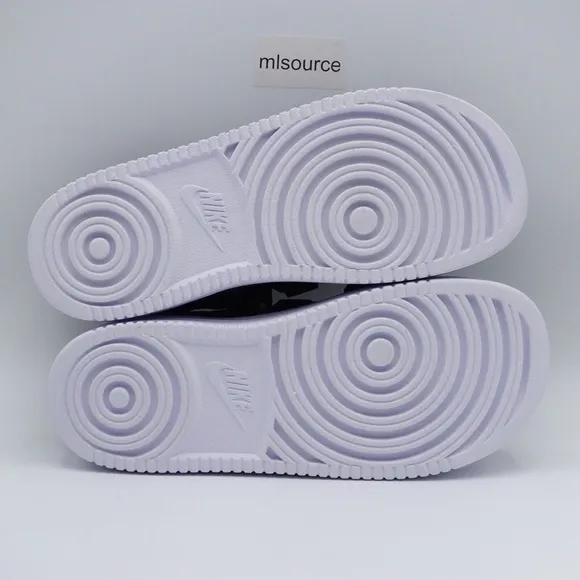 NEW Nike Icon Classic Platform Sandals DH0224-001 Black/White