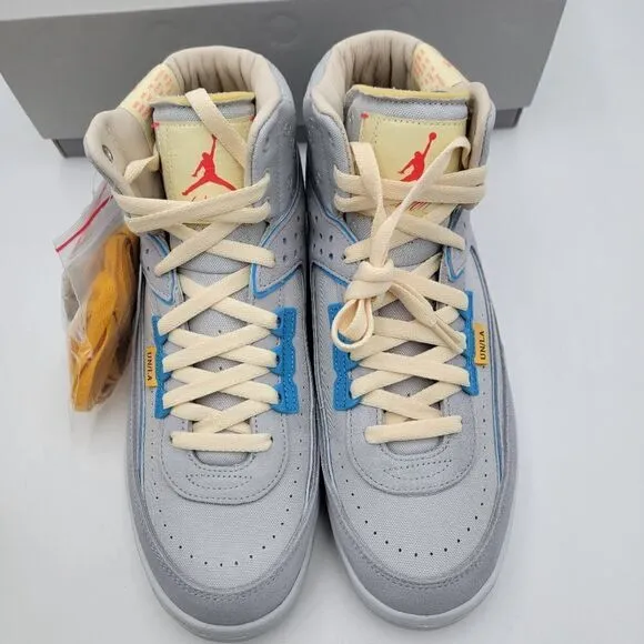 NEW - Nike Jordan 2 Retro SP Union Grey Fog Size 9 DN3802-001 Shoes Sneakers