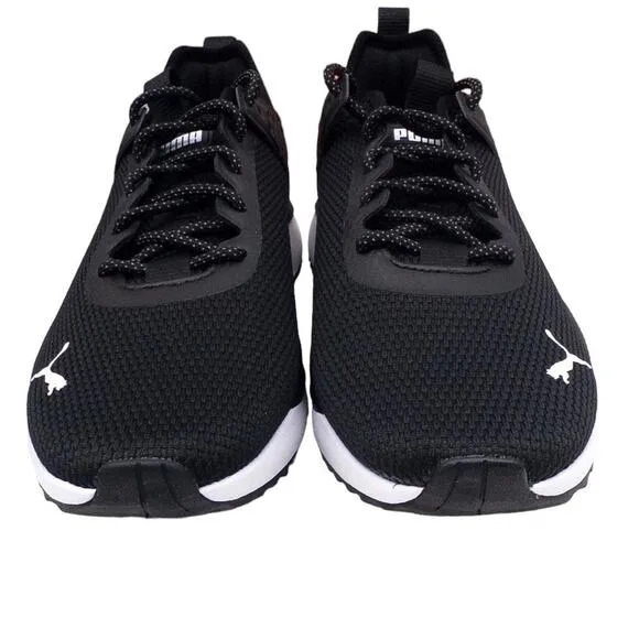 New PUMA Men's PC Runner Sneaker Running Shoes Black White 9 9.5 or 10