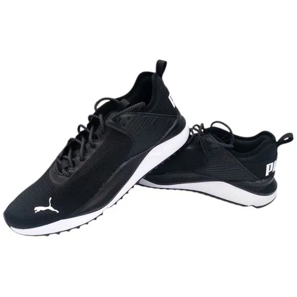 New PUMA Men's PC Runner Sneaker Shoes Black White
