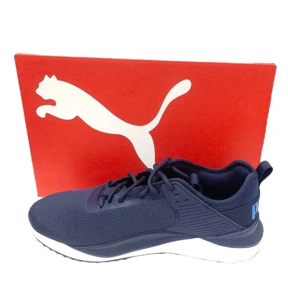 New PUMA Men's PC Runner Sneaker Shoes Navy Blue White 9 or 13