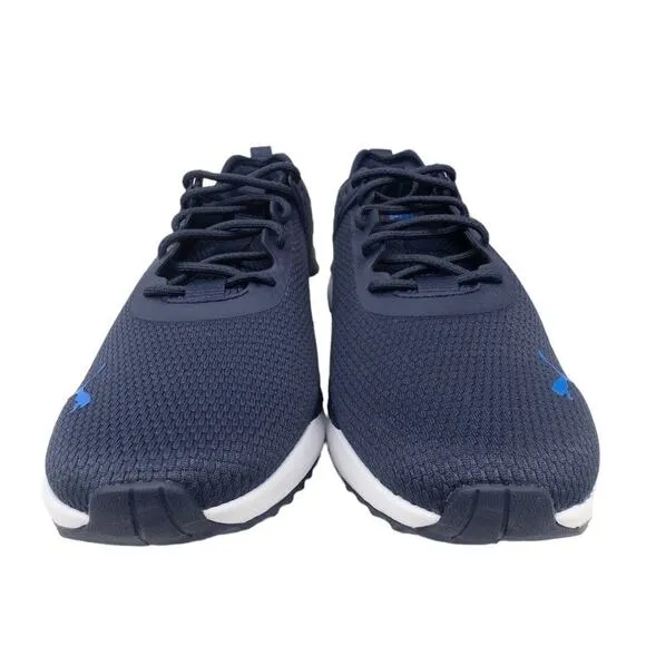 New PUMA Men's PC Runner Sneaker Shoes Navy Blue White 9 or 13