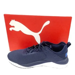 New PUMA Men's PC Runner Sneaker Shoes Navy Blue White 9 or 13
