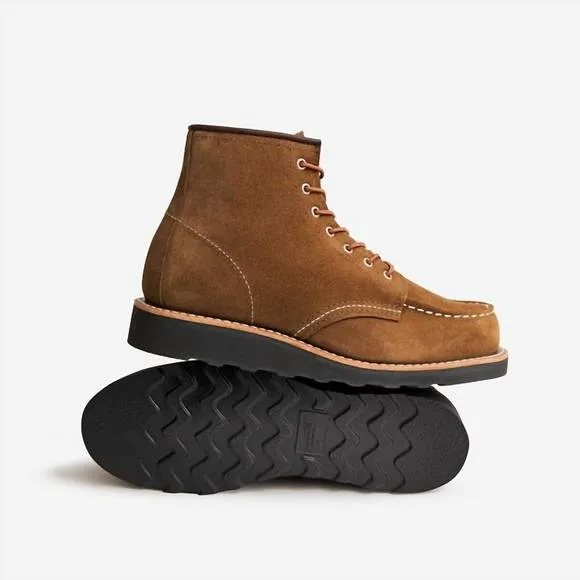 NEW RED WING SHOES women's classic moc short boot in clove