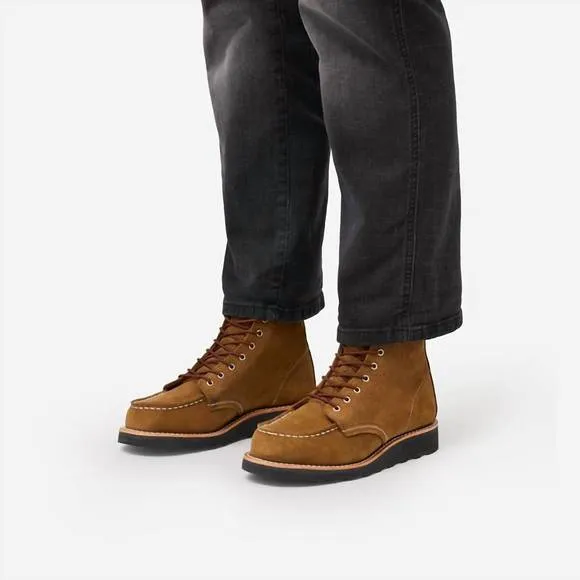 NEW RED WING SHOES women's classic moc short boot in clove