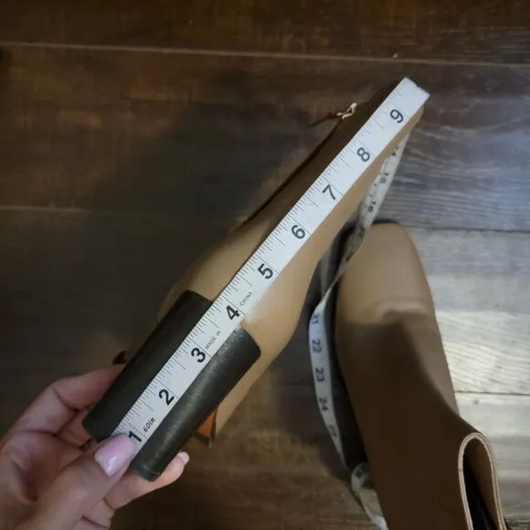 NEW Reiss Casey Square Toe Boots Womens 9.5 Chic Feminine Timeless Modern
