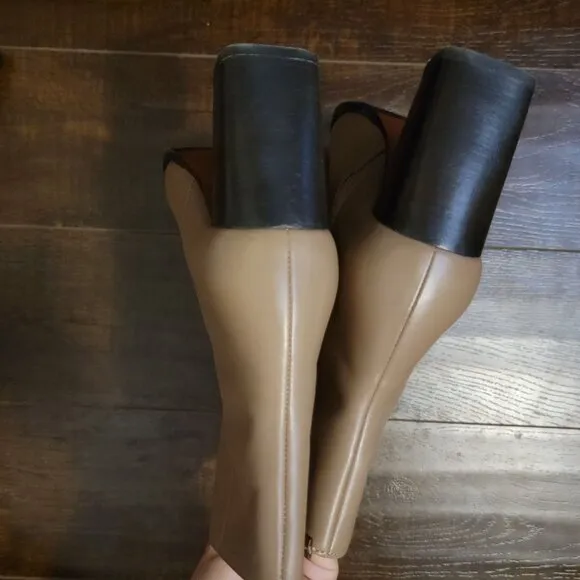 NEW Reiss Casey Square Toe Boots Womens 9.5 Chic Feminine Timeless Modern