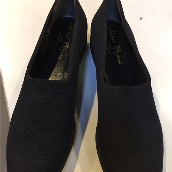 NEW ! ROBERT CLERGERIE BLK PLATFORM SHOES SIZE 9.5