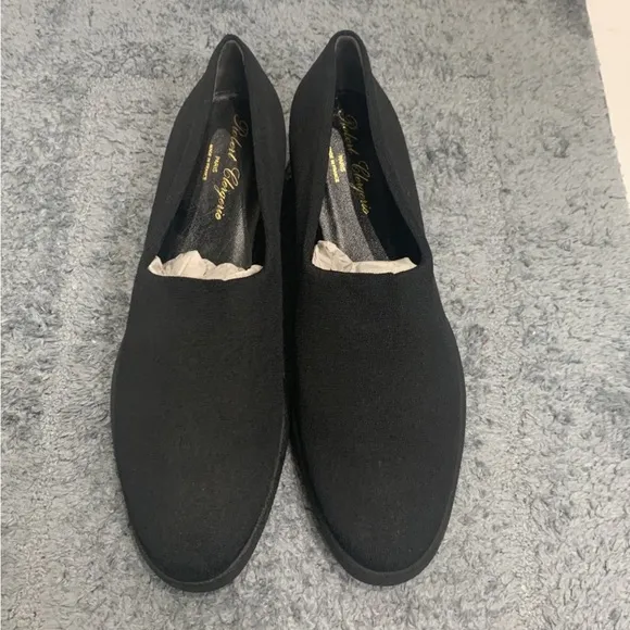 NEW ! ROBERT CLERGERIE BLK PLATFORM SHOES SIZE 9.5