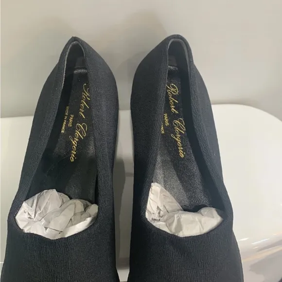NEW ! ROBERT CLERGERIE BLK PLATFORM SHOES SIZE 9.5