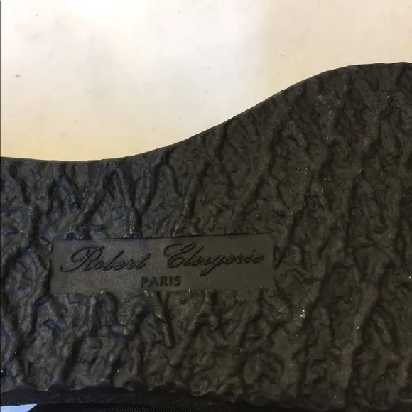 NEW ! ROBERT CLERGERIE BLK PLATFORM SHOES SIZE 9.5