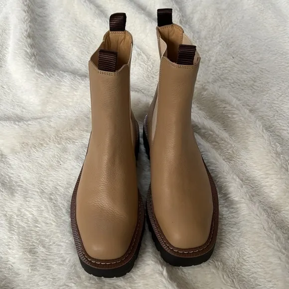 NEW! Sam Edelman Sesame Leather Laguna Chelsea Boot - Size 5