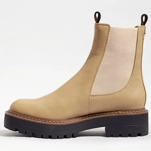 NEW! Sam Edelman Sesame Leather Laguna Chelsea Boot - Size 5