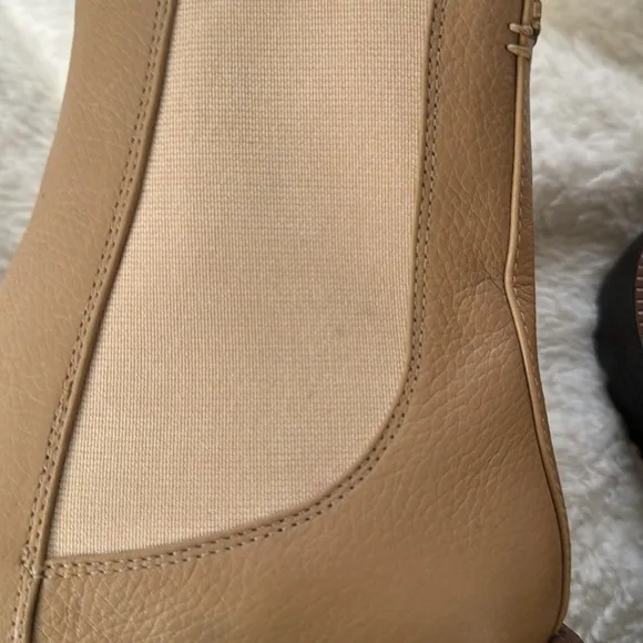 NEW! Sam Edelman Sesame Leather Laguna Chelsea Boot - Size 5