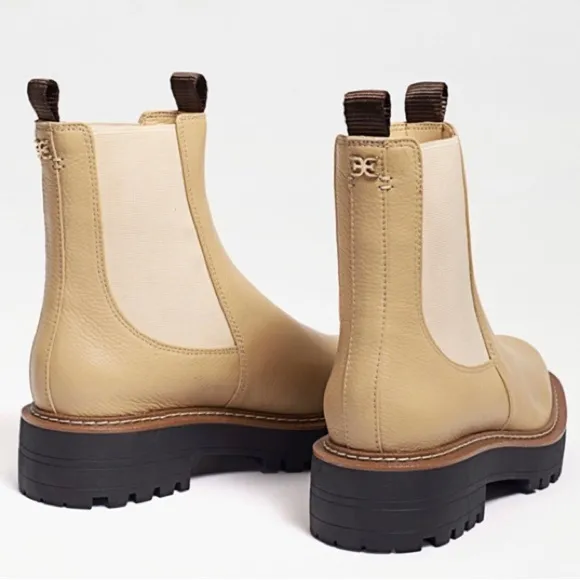 NEW! Sam Edelman Sesame Leather Laguna Chelsea Boot - Size 5