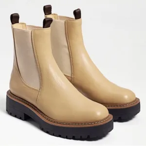NEW! Sam Edelman Sesame Leather Laguna Chelsea Boot - Size 5