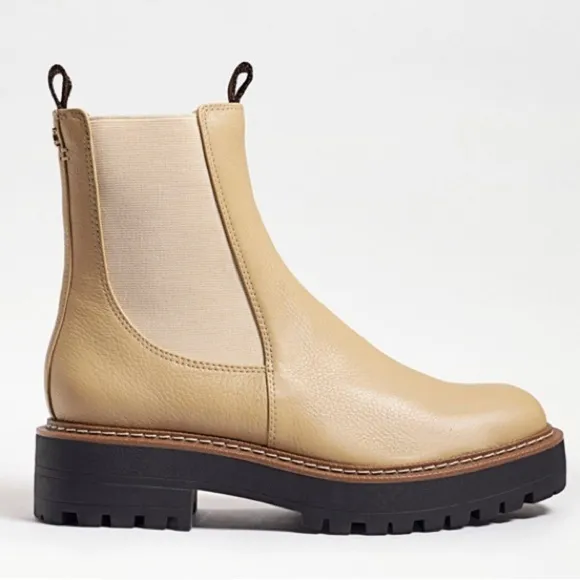 NEW! Sam Edelman Sesame Leather Laguna Chelsea Boot - Size 5
