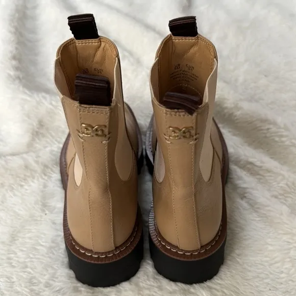NEW! Sam Edelman Sesame Leather Laguna Chelsea Boot - Size 5