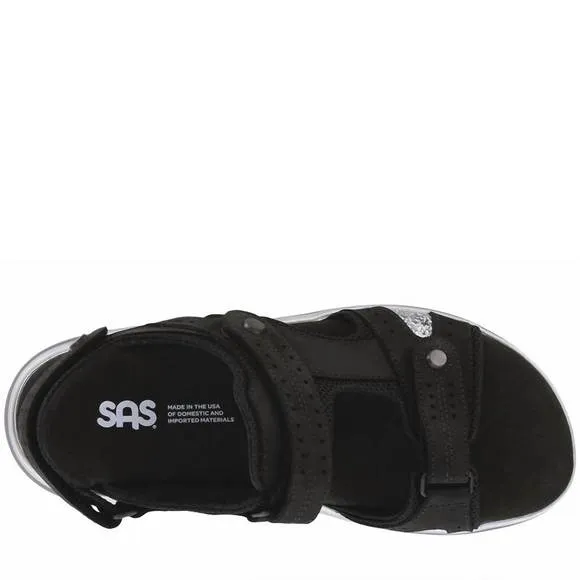 NEW SAS women's embark sandal in nero