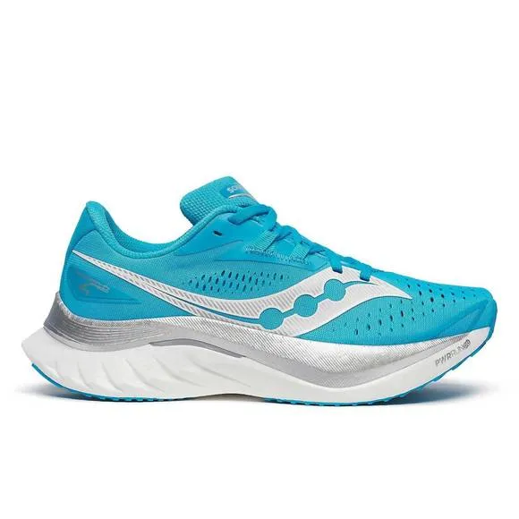 NEW SAUCONY women's endorphin speed 4 shoes in viziblue /silver