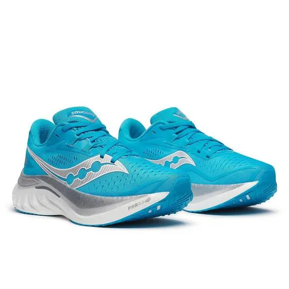 NEW SAUCONY women's endorphin speed 4 shoes in viziblue /silver