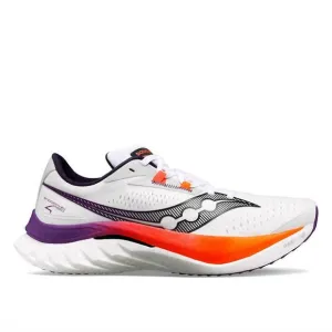 NEW SAUCONY women's endorphin speed 4 shoes in white/orange