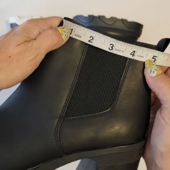 New Sorel Brex Heel Chelsea Boots Womens 9.5 Chic Modern Retro Whimsygoth