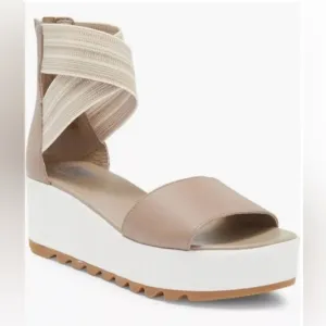 New Sorel Cameron Flatform Ankle Straps Platform Sandals Women's Size: 8.5