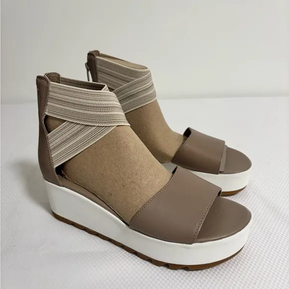 New Sorel Cameron Flatform Ankle Straps Platform Sandals Women's Size: 8.5