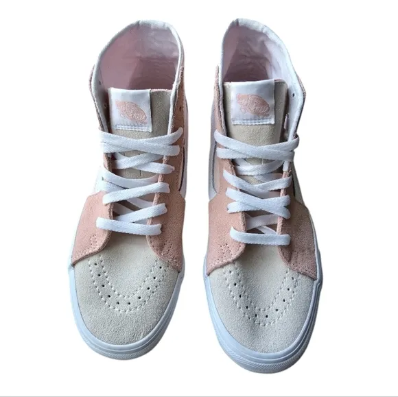 NEW Vans Sk8-Hi Tapered Stackform Peach Color block Platform Shoes