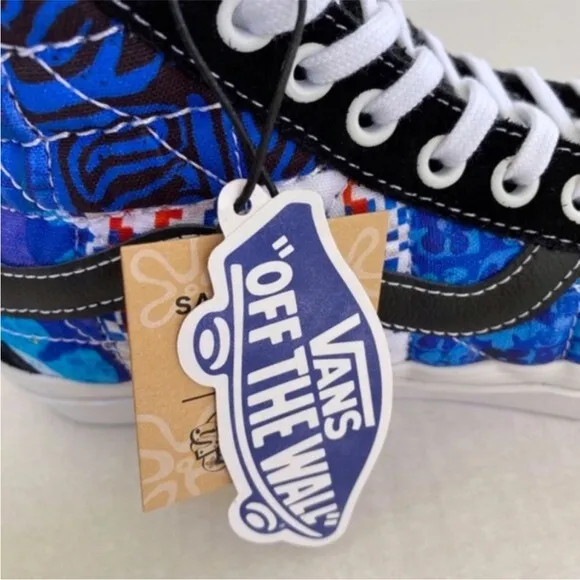NEW Vans Spongebob Sandy Liang Sk8-Hi 38 DX Shoes Patchwork 7 Men / 8.5 Women